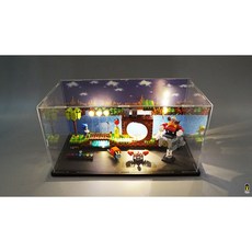 WBS樂光創意 音速小子 21331 專用展示盒 壓克力防塵盒, 1個