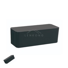 이렌콩 케이블박스대 블랙 멀티탭커버 멀티탭정리 멀티케이블박스