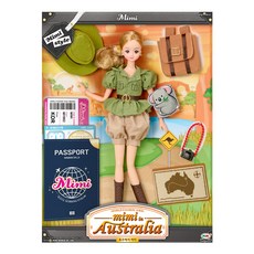 미미 월드 호주에서 미미 인형, 혼합색상, 1개