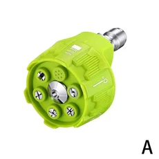 범용 4000Psi 고압 세척기 스프레이 노즐 0 15 25 40 65도 회전 회전 급수 린스 비누 노즐 팁 정원, 02 A, 01 빠른, 02 녹색