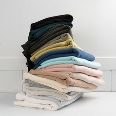 유명한원단 쭈리원단 3단 쭈리 스판 다이마루 무지 빈티지 워싱 파스텔 데일리 16종, 연핑크