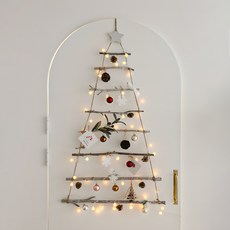 家用調諧器聖誕花環道具牆壁裝飾 LED 燈泡窗口牆樹, Adele-Battery/L(8層款)