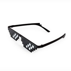 하라 모자이크 파티 선글라스 눈알가리개 썬글라스 파티용품, 1세트