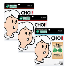 피부미정 CHOI 마스크팩 여드름 시트 마스크, 3개