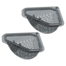 라임리빙 자석고정 싱크대 음식물 쓰레기 거름 물빠짐 바구니, 그레이, 2개