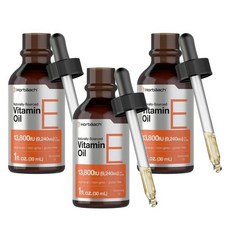 Horbaach Vitamin E Oil 13800IU 호바흐 비타민 E 오일 13800IU, 3개, 30ml