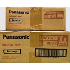 Panasonic 國際牌 新一代大電流鹼性電池 3號/4號 整箱400顆 環保包, 1個, 3號 400顆