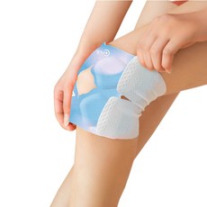 힐링스팀 무릎핫팩 온열찜질 무릎보호대 휴대용 관절케어 온열밴드 (개별포장), 1세트