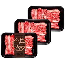 1++등급 한우 갈비살 600g(200gx3) 구이용 소갈비살 진갈비살 투뿔한우 마장동 프리미엄 소고기 [냉장], 없음, 없음