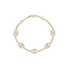 조이치코 14K 옐로 골드 참 브레이슬릿