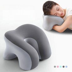 낮잠베개 사무용 기능성 수면 보조 쿠션 작업대용 경추 숙면 마사지, 딥 스페이스 그레이