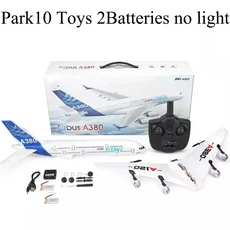 RC헬기 비행기 전투기 드론 무선 조정 카 자동차 오프로드 드리프트 포크레인 뜨거운 WLtoys A380 비행기, 02 2 batteries no light