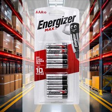 알카라인 건전지 맥스 AAA 10개입 학교 우체국 카메라 도어락 은행 사무용품