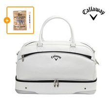 [캘러웨이] 엑시아 DL 보스턴백(골프티 추가구성), 화이트+골프티