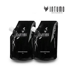 인투모 흑채 헤어블룸 파우더 리필용 25g, 블랙, 2개