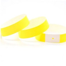 일회용팔찌 입장권 팔찌 종이 일회용 티켓 옐로우 10장, 본상품