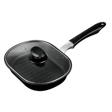 Amazon.co.jp 펄 금속 와이드팬 미니 그릴팬 유리 뚜껑 포함 IH 대응 불소 수지 도막 가공 AZ-7119