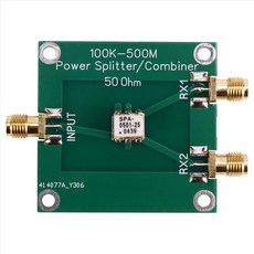50ohm 100K-500MHz 전력 분배기 콤비너/스플리터 (쉘없이), 01 Green, 녹색