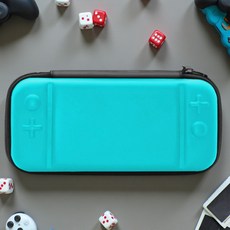 Switch Lite 手提收納包 便攜防震保護殼 掌機配件, 藍色, 1個, Switch Lite收納包