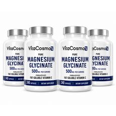 비타코스모엑스 마그네슘 글리시네이트 500mg 베지 캡슐, 4개, 240정