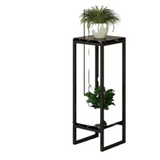 簡約多層花架 黑架 黑板75*30CM, 30個
