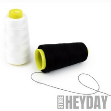 흑백 이불실 실바늘, 백색