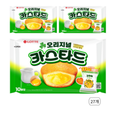 롯데 카스타드 오리지널, 230g, 27개