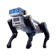 智能機器狗 兒童益智玩具 啟蒙互動, 白-AI仿生機器狗, 1個