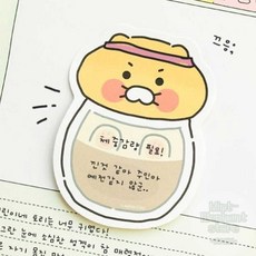 민코상점 [춘식이] 오디너리 형태 미니메모지, 유리병