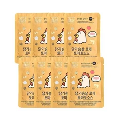 설성목장 닭가슴살 로제 토마토 소스 x 8, 100g, 1세트