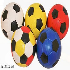 말랑 축구공 소프트 미니 아동 실내 운동 놀이 공 안전한 유아, 1개, 레드