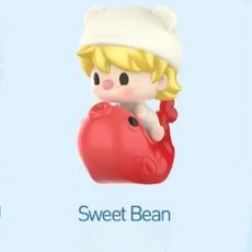 팝마트 귀여운 잉어 시리즈 인형 블라인드 가방 트렌디한 장난감 선물, 스위트 빈 레드 물고기