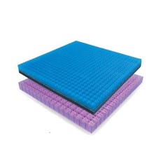 【海夫健康】Geltron Double Soft 輪椅用 固態凝膠座墊 附防滑布套(GTC2SS/GTC2-40S), 1個, 38x38x6.5cm(GTC2SS)