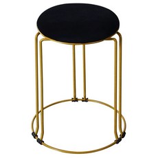 화장대 의자 거실 북유럽, 블랙 벨벳