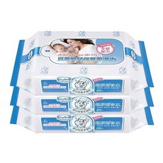 Baan 貝恩 嬰兒保養柔濕巾-無香料(20抽x3包), 1個