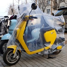 바이크 투명커버 오토바이덮개, E바이크투명커버 M