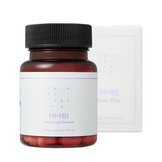 브이인유 이너틴 가볍고 상쾌한 아침을 위한 브로멜라인 파인애플 호박 소화 효소 27g, 45정, 1개