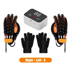 손가락마사지기 EMS마사지기 재활 로봇 장갑 훈련 장비 손 손가락 트레이너, 42)one pair S - US plug