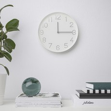 이케아 트롬마 인테리어 모던 화이트 벽시계