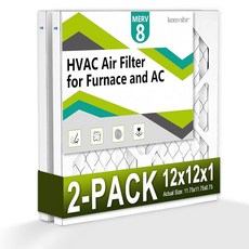Komashr 35.6x45.7x2.5cm(14x18x1인치) 에어 필터 MERV 8 (2팩) HVAC/퍼니스 AC 필터 교체 방진 - MPR 600 및 FPR 5와 비교, 2팩