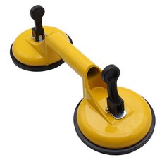 목재 틈새 흡착판 흡착기 나무바닥 도구 압축기 강마루, 2턱 옐로우 알루미늄, 1개