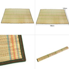 사랑하우스 여름용 야생초 돗자리 중 한강텐트, 브라운