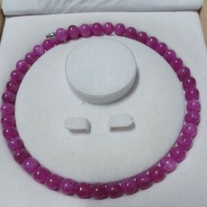 天然玉化10mm果凍紫舒俱來項鍊，能量寶石，平衡身心靈，提升個人魅力, 1個