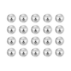 uxcell 300pcs 정밀 베어링 강철 볼 3mm G10 고체 크롬 표면 거울 연마, 3/16" (4.763mm)