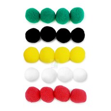 엠씨플러서 뿅뿅이 50mm 원형솜, 노랑