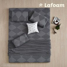 [봄맞이 특가] 라폼 프리미엄 천연라텍스 토퍼 매트리스 (2.5cm/미디엄), 프리미엄 그레이, 2.5cm