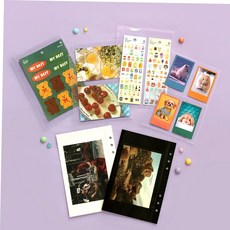 문구 레코드온 6공 바인더 앨범속지 포카 네컷앨범 A5