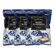 웰루츠 미국산 A등급 냉동 블루베리, 3개