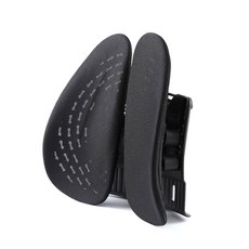 카템 3D 자세교정 허리쿠션, 블랙, 1개