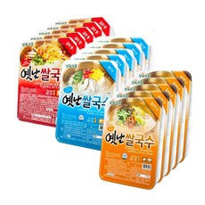 삼육식품 옛날쌀국수 3종 15개입 (멸치쌀국수 5P + 얼큰쌀국수 5P + 김치쌀국수 5P), 1세트